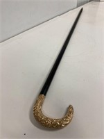Fancy Black and Gold coloured walking stick