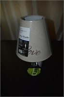 Lamp w/ shade, new