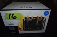 4-slice toaster, new