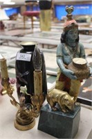 Vase, Pottery, Lamp & Miscellaneous