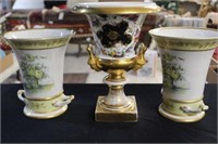 Two Vases & Urn Planter