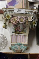 French Porcelain Wall Shelf