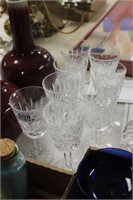 Eight Waterford Glasses