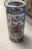 Rose Medallion Umbrella Stand