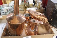 Flat of Copper Items