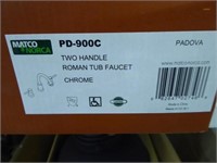 Matco-Norca Roman tub faucet - chrome - PD-900C