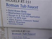 Matco-Norca Roman tub faucet - chrome - RT-151