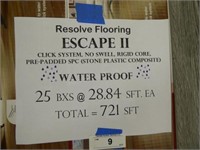 Resolve flooring (Escape II) waterproof flooring x