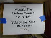 Shaw Mosaic tile - Lisboa Ceniza x60