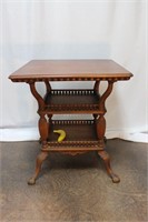 Antique Clawfoot Parlor Table