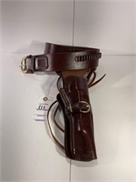 Triple K Leather Belt Holster For a .22 Revolver