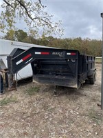 Maxey Gooseneck dump trailer