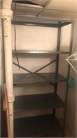 Metal Shelf , 6’ Tall, Shelves 18”x36”, must