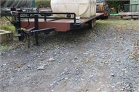 Pintle Hitch Flat Bed Trailer
