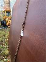 Steel Plate With Chain & Lifting Clamps
