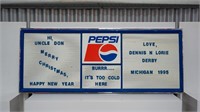 Pepsi-Cola Menu Message Board