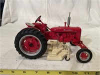 Farmall C with Woods belly mower customized