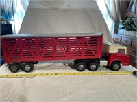 Customized livestock hauler truck & trailer