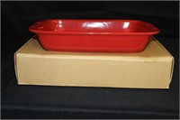 Longaberger Pottery Baking Dish 9X13 Tomato (NIB)