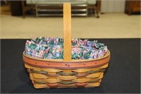 Longaberger 1997 Small Stained Easter Basket with