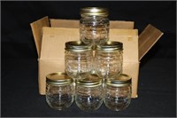 Longaberger Set of 6 Half Pint Canning Jars (NIB)