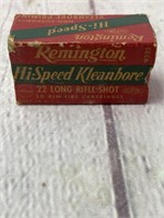 Remington Hi-Speed Kleanbore 22 long rifle shot