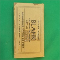 Box of 20rds .30 M1909 Blank