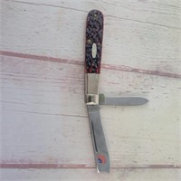 Case XX R6205 R SS 2 Blade Pocket Knife Drk Bone