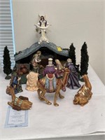 Nativity Set by Thomas Kinkade
