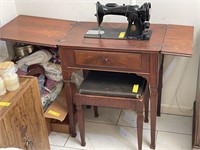 Sewing Table with Singer Sewing Machine