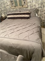 King Bed Frame w/Mattress & Misc.