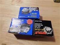 3 BOXES 20 COUNT 7.62X39 SILVER BEAR/WOLF