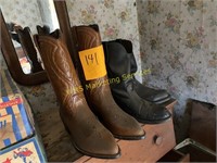 John Blair Cowboy Boots, Black Boots