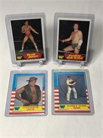 4 - 1980's WWF Wrestling Rookie Cards