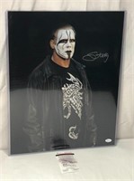 Sting Autographed 20x16 Photo NO SHIPPING