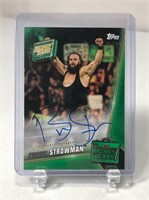 Braun Strowman WWE Autographed Wrestling Card