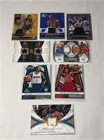 8 Jersey Patch Basketball Cards