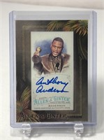 2016 Anthony Anderson Autographed Card