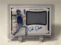 Josh Donaldson Autographed Patch Baseball Card /15