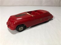 Vintage Plastic Fire Chief Friction Car