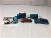 5 Vintage Husky Diecast Cars / Trucks
