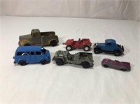 6 Metal Tootsie Toy Cars / Trucks