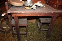 Antique Childs Table & Chairs