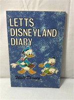 1960's Disneyland Diary Book - Unused