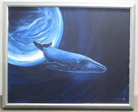 Haist, Unknown, Blue Whale, Acrylic on Canvas