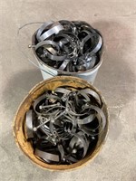 Lot of stainless steel band hose clamps