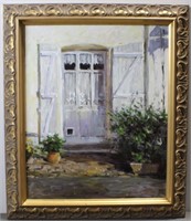 Leonard Wren, White Doorway, Giclee on Canvas