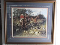 "The Kill", Signed Offset Lithograph