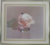 Mark Adams,"Garden Rose", Hand Signed Print