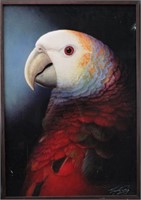 Carl W. Rohrig, Parrot, Hand Signed Print